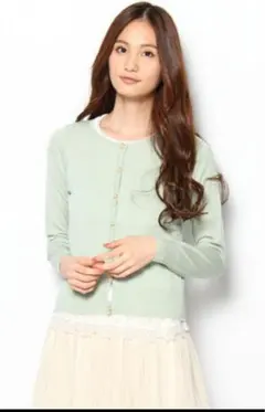 【新品】prideglide アイレットレース＆バイカラードット トリプルニット