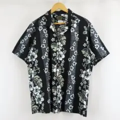 美品 90s USA製 ハワイアンリザーブコレクション 花柄 アロハ シャツ Mのサムネイル