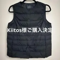 無印良品ブラック ダウンベスト Lサイズ