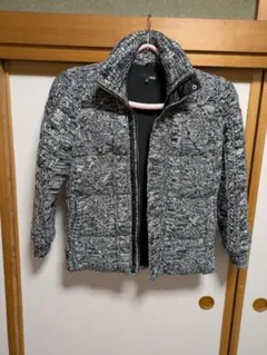 美品✨️アルマーニ カシミヤ混 ニット テーラード ジャケット グレー 