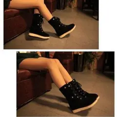 【大人気】ムートンブーツ  スタイリッシュ　レディース