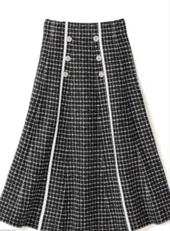 GRL ツイードロングスカート