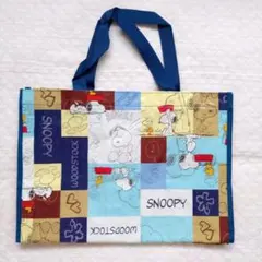 【SNOOPY】SNOOPY＆WOODSTOCK　エコバッグ　トートバッグ　大袋
