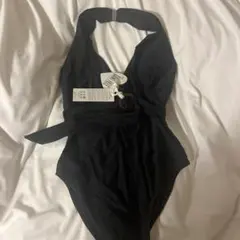 Satin Tee ブラック ワンピース水着