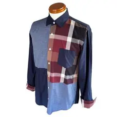 ブラックレーベル・クレストブリッジ チェック柄 マルチカラー 長袖シャツ M