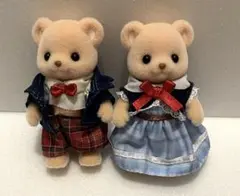 シルバニアファミリー ビスケットクマのお父さんお母さんセット