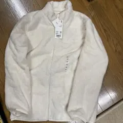 UNIQLO ファーリーフリースジャケット 160 オフホワイト