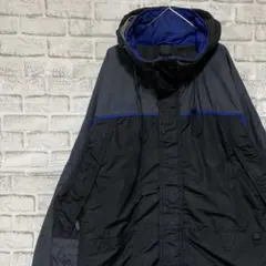 コロンビア　マウンテンパーカー　ブラック2XL ロゴ刺繍アウトドア0211