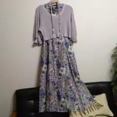 アンドクチュール☆ニットつきワンピース