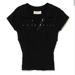 andmary Lindsay logo tops black - メルカリ