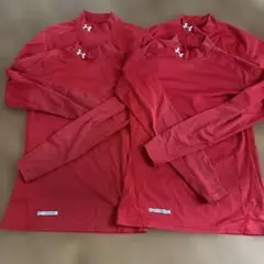 Under Armour レッド 長袖シャツ 4枚セット