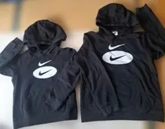 Nike ブラック フード付きパーカー L/XS