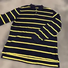 90S　POLOラルフローレン　長袖ポロシャツ　XL