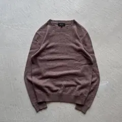 00s a.p.c melange b￼rown knit メランジ ニットのサムネイル