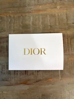 Dior ロゴ入りホワイト封筒