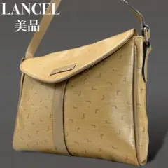 【美品】LANCEL ランセル ショルダーバッグ PVC レザー 0645