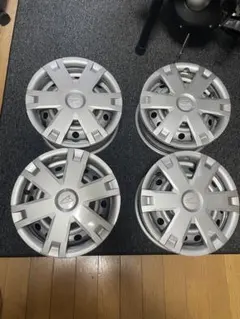 【お取引決定致しました】   ダイハツ ムーブキャンバス  ホイルキャップ  スチールホイル     ４本セット ムーブキャンバス 純正スチールホイール&キャップ 4本セット - メルカリ