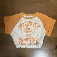 ミッキーマウス ラグランTシャツ 半袖