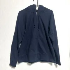 ユニクロ スウェットフルジップパーカ ネイビー XL サイズ　レディース