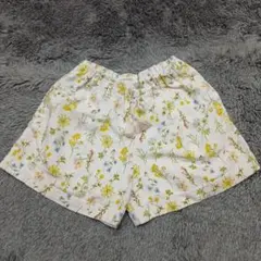 ブランシェス　【爽パン / 綿100％】ボタニカル柄パナマ織りショートパンツ