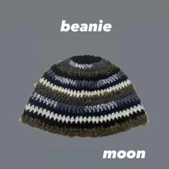 ハンドメイド ニット帽 ビーニー クラッシャーハット