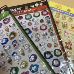 ボンボンドロップ　シール 正規品　スヌーピー　プーさん　セット
