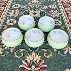 ☆セラドン焼き☆バーンセラドンBAAN CELADON タイ青磁 湯呑みセット