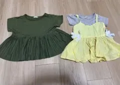 petit main ブランシェス キッズ Tシャツ 2枚セット 100cm