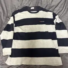 CONVERSE ストライプ長袖カットソー