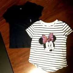 ミニーちゃんTシャツ、２枚、150㎝