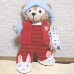 ダッフィー ぬいぐるみバッジ　パジャマ　25周年