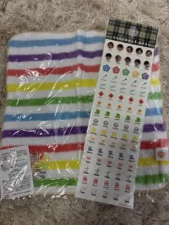 新品✨嵐のワクワク学校　ハンドタオル・シールセット