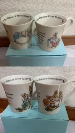 ピーターラビット マグカップ 2個セット 2種類