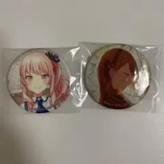 プロセカ　暁山瑞希　花里みのり　グリッター缶バッジ