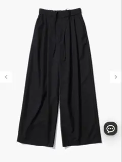 Cornier Super140's WOOL MAT BELTED PANTS - メルカリ