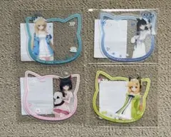 ブルーアーカイブ ローソンコラボ 猫耳型クリアカード 4枚セット 限定品 新品