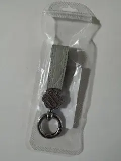 クロコダイルレザー キーホルダー（ライトグリーン）新品