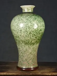 清時代 康熙年製 变美人 醉赏瓶 紅釉 扁瓶 陶磁器 時代物 骨董品 旧家