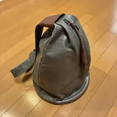 B.stuff レザー ショルダーバッグ グレー