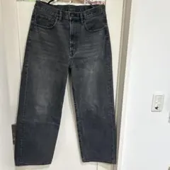 バギーデニム 黒色