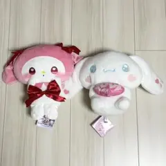 サンリオ　Lぬいぐるみ　マイメロディ　シナモロール