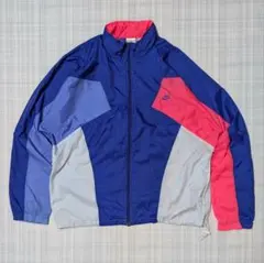 90s NIKE 銀タグ V字切替 ナイロンジャケット M - メルカリ