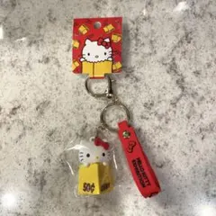 【新品】ハローキティ展 限定 ラバー立体キーホルダー キティ