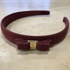 Salvatore Ferragamo ヴァラ カチューシャ ボルドーのサムネイル