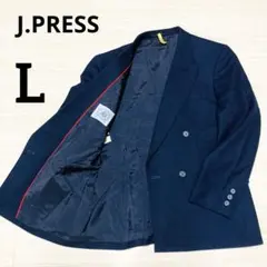 未使用 XL ジェイプレス ダブルブレスト テーラードジャケット ネイビー J.PRESS｜オックス ダブル テーラードジャケット | Rakuten