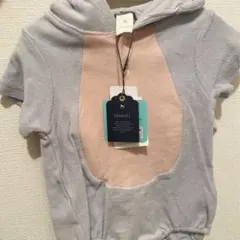 バースデイ　Cottoli なりきり　イーヨー　フード付きロンパース　80 半袖