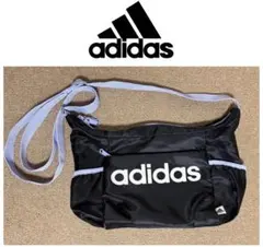 最終値下げ美品★adidas ナイロン ショルダーバッグ ブラック×パープルのサムネイル