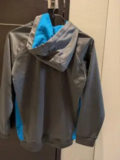 Puma キッズフード付きジャケット グレー・青