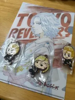 東京リベンジャーズガチャ＋ミニファイル たけみっち、ドラケン、マイキー