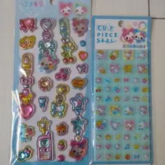 ぷくキラチャームシールタイルシールセット　まじかるみゅーちゃん